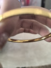 翡寶翠足金999碎碎冰黃金手鐲女時(shí)尚款金鐲子七夕情人節(jié)禮物送女友老婆 碎碎冰手鐲金重約5.2g 56圈口 曬單實(shí)拍圖