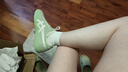 Onitsuka Tiger鬼塚虎春季新款德訓(xùn)鞋 男女款運(yùn)動(dòng)休閑鞋 板鞋 TOKUTEN 1183C254 淺綠色 37.5 曬單實(shí)拍圖