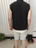 FPA三防輕量哈梭運動戶外馬甲夏季薄款潮流情侶美式高級感半高領(lǐng)背心 黑色 XL 曬單實拍圖