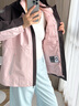 波司登25年疊變機能沖鋒衣鵝絨服女短款三合一防護外套B250331302 曬單實(shí)拍圖