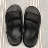 海瀾之家 HLA涼鞋男夏季透氣軟底舒適輕便魔術(shù)貼沙灘鞋戶外兩穿涉水駕車涼拖鞋 黑色 42 曬單實(shí)拍圖