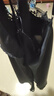 貓人女士睡衣女夏仿真絲睡裙帶胸墊性感蕾絲吊帶露背家居服黑色XL 曬單實(shí)拍圖