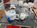 憶壺茶（YIHUTEA）玻璃公道杯帶過濾網(wǎng)茶漏套裝茶具配件茶海分茶器加厚功夫茶杯大號 公道杯350ml+茶漏 曬單實(shí)拍圖
