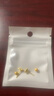 BMOI老鳳凰999黃金足金mini小金蝴蝶結(jié)耳釘女ins精致小巧簡(jiǎn)約養(yǎng) 小金蝴蝶結(jié)耳釘【一對(duì)】同 曬單實(shí)拍圖