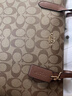 蔻馳（COACH）【官方授權(quán)店】奢侈品女包ZIP30系列托特包單肩手提包送女友禮物 4455IME74卡其棕色配色 曬單實拍圖