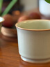 欣義汝窯粉青竹節杯景德鎮純手工陶瓷茶杯不開(kāi)片汝瓷大容量主人杯 粉青竹節杯容量150ml不開(kāi)片 曬單實(shí)拍圖