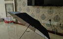 蕉下（beneunder）防紫外線遮陽傘三折雙層黑膠晴雨傘防曬傘BM664藍(lán)鈴 曬單實拍圖
