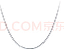 六福珠寶 鉑950蛇骨鏈鉑金項鏈素鏈 計價L04TBPN0020 43cm-約7.27克 曬單實拍圖