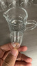 CLITON白酒杯分酒器套裝一口杯高腳玻璃小酒杯帶把分酒壺烈酒杯6壺8杯 曬單實拍圖