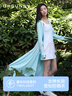 OhSunny原紗防曬衣女長款春夏透氣防紫外線外套 SLC4M248T 云霜灰 XL  曬單實拍圖