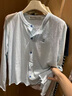 MOLY VIVI防曬衣女夏季冰絲防曬服防紫外線戶外透氣輕薄遮陽外套魔力薇薇 曬單實拍圖