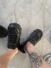 南木熊洞洞涼鞋男夏天2025新款外穿厚軟底沙灘防滑開(kāi)車(chē)垂釣涉水涼鞋 黑色41碼 曬單實(shí)拍圖