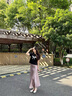 NICOLEJOLIE感垂感醋酸緞面半身裙女2024春夏新款中長(cháng)款魚(yú)尾裙高腰顯瘦包臀裙 粉色 [春夏款9902裙長(cháng)92左右] XL 曬單實(shí)拍圖
