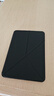 PITAKA適用蘋果iPad mini7/6保護(hù)套保護(hù)套2024款橫豎兩用磁吸雙面夾支架殼帶筆槽超輕薄防彎pu保護(hù)殼黑色 曬單實(shí)拍圖