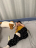 童泰嬰兒襪子兒童提花中筒襪男童女童無(wú)骨襪頭寬口襪透氣網(wǎng)眼襪 米色 3雙 1-3歲 曬單實(shí)拍圖
