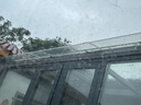 睿鷹無(wú)支架雨棚隱形無(wú)聲透明窗戶(hù)陽(yáng)臺屋檐防雨擋板家用擋雨板遮陽(yáng)雨搭 尺寸40*120cm透明（立面安裝） 曬單實(shí)拍圖