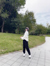 浪莎運動褲女春秋季新款寬松顯瘦哈倫褲小個子高腰休閑百搭束腳衛(wèi)褲女 黑色 M 【推薦90-100斤】 曬單實拍圖