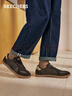 斯凱奇（Skechers）夏季時(shí)尚休閑運(yùn)動(dòng)低幫板鞋舒適透氣簡(jiǎn)約時(shí)尚百搭T頭德訓(xùn)鞋 巧克力色/CHOC 39.5 曬單實(shí)拍圖