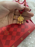 FUSSEM999足金如意金鎖嬰兒長命鎖純金 寶寶紅繩黃金平安鎖吊墜兒童金飾 帶證書 克數(shù)多退少補 曬單實拍圖