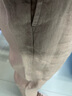 無印良品（MUJI）男式 漢麻 水洗 錐形褲 男士長褲子夏季休閑褲男款男裝 AE0ZPC5S 淡黃色 L (175/88A) 曬單實(shí)拍圖