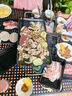游牧御品 歡聚烤肉套餐2.3斤 6種部位帶蘸料 嫩肩上腦肋條牛肉粒燒烤食材 曬單實(shí)拍圖