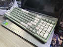 B.O.W無(wú)線(xiàn)藍牙機械鍵盤(pán)女生高顏值游戲電競專(zhuān)用茶軸鍵盤(pán) 全鍵無(wú)沖輕薄便攜外接筆記本電腦混色鍵鼠套裝 茶軸丨清新綠丨雙模無(wú)光丨電池版插拔軸丨100鍵無(wú)沖 2.4G無(wú)線(xiàn)+3藍牙 曬單實(shí)拍圖