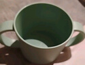 康巴豆 寶寶學(xué)飲杯兒童帶蓋敞口喝水杯嬰兒飲水杯直飲鴨嘴啜飲杯嘬口杯 綠色 曬單實拍圖