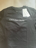 Calvin Klein Jeans25春夏女士休閑通勤ck純棉字母印花圓領(lǐng)短袖T恤47AB805 曬單實拍圖