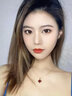 紀思梵輕奢四葉草項鏈女生鎖骨鏈彩金色七夕情人節生日禮物女送女友老婆 項鏈定制 曬單實(shí)拍圖