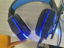SOYTO有線(xiàn)耳機適用聯(lián)想拯救者Y9000P電競Y7000P游戲R9000P筆記本頭戴式 黑藍色（發(fā)光版） 帶麥有線(xiàn)3.5mm聽(tīng)聲辨位吃雞專(zhuān)用 曬單實(shí)拍圖
