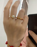 兩世歡「歲歲有金」紅繩戒指女本命年手工編織2025新款招財(cái)轉(zhuǎn)運(yùn)珠指環(huán) 「歲歲有金」紅繩戒指 曬單實(shí)拍圖