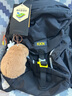 KKN兒童戶外背包輕便大容量1-6年級(jí)登山研學(xué)旅游男女雙肩包 15L黑色 曬單實(shí)拍圖