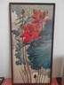 裕墨堂吳應貞荷花圖 銅板雕掛畫宋式美學客廳玄關(guān)背景墻裝飾框畫 金線荷花圖 成品尺寸：62*122厘米 金星紫檀木框 黃銅浮雕畫芯 曬單實拍圖