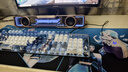 羅技（Logitech）G502 HERO+K845 電競(jìng)游戲鼠標(biāo) G502HERO阿卡麗貼紙款鼠標(biāo)  K845有線機(jī)械鍵盤 游戲鍵鼠套裝 K845紅軸+G502+崩壞鍵帽+貼紙+桌墊 曬單實(shí)拍圖