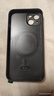 形物【AG磁吸】適用蘋果13手機(jī)殼 iPhone13 保護(hù)套 磨砂全包超薄防摔抗指紋簡約男女款-深海藍(lán) 曬單實(shí)拍圖