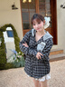古由卡（GUUKA）matsui美式休閑格紋襯衫男士格子襯衣秋季情侶裝外套寬松長袖薄款 黑色 （男女生同款聯(lián)名高級感） M 曬單實(shí)拍圖