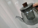 茗師集玻璃泡茶壺2025新款耐高溫加厚茶壺茶水分離大容量蒸煮一體泡茶壺 煙灰觀茗壺 700ml 壺 曬單實拍圖