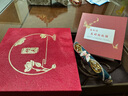 京華煙云景泰藍(lán)手鐲掐絲琺瑯北京手工藝禮品中國風(fēng)出國七夕情人節(jié)生日禮物 福蝶海水藍(lán) 曬單實(shí)拍圖