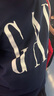 GAP男女裝2025春季新款棉質(zhì)印花logo圓領(lǐng)短袖T恤寬松上衣725624 曬單實(shí)拍圖