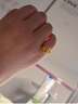 周生生七夕禮物永系列 足金幸福花語開口戒結(jié)婚玫瑰花戒指72931R計(jì)價(jià) 4.14克(含工費(fèi)160元) 曬單實(shí)拍圖
