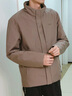 波司登25新款90鵝絨輕薄羽絨服男士短款立領(lǐng)商務(wù)通勤保暖外套B250134151 浮影咖|7C76 M 175/96A 體重約130-140斤 曬單實拍圖
