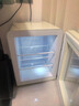 HOMESUN【2025新品】法國HOMESUN復古小型家用臥室酒店客房冰箱 桌面靜音冰箱MINI迷你公寓套房床頭小冰箱 奶油白玻璃門(mén)（靜音款） 曬單實(shí)拍圖