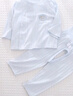 小三月6一12月嬰兒夏裝新生男女寶寶冰絲莫代爾3月兩件套分體薄款衣服夏   F2和D180莫代爾藍(lán)色 66碼,建議10-15斤 曬單實(shí)拍圖