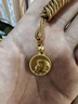 明牌珠寶足金古法黃金神話十二生肖猴本命佛吊墜AFC0748工費800 足金吊墜 約10.77克 曬單實拍圖