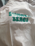 摘星少年薄款T恤男士夏季潮牌新款印花半截袖衣服吸汗透氣圓領短袖衫上衣 【白色】 微寬松舒適版型  XL 適合145-165斤穿 曬單實拍圖