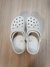 crocs卡駱馳厚底云朵洞洞鞋戶外|206750 骨白色-2Y2 35(220mm)  曬單實(shí)拍圖