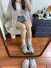 圖瓦西厚底老爹鞋女2025夏季新款灰色港風(fēng)小個子增高網(wǎng)面薄款透氣運動鞋 灰藍色 網(wǎng)面 38 (240mm) 曬單實拍圖