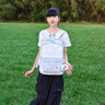 卡特駱高顏值書包女初中生清新可愛小學生多巴胺雙肩包高中生輕便背包女 藍色兩件套【帶流汗兔掛件】 曬單實拍圖