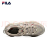 FILA 斐樂官方男子籃球鞋復(fù)古低幫休閑鞋子BARRICADE Ⅱ 燕麥色/黃水泥-OC 43 曬單實(shí)拍圖