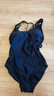 速比濤（Speedo）泳衣女靈感系列夏夜雙肩帶性感露背溫泉度假防曬連體泳衣 黑色 32 曬單實(shí)拍圖